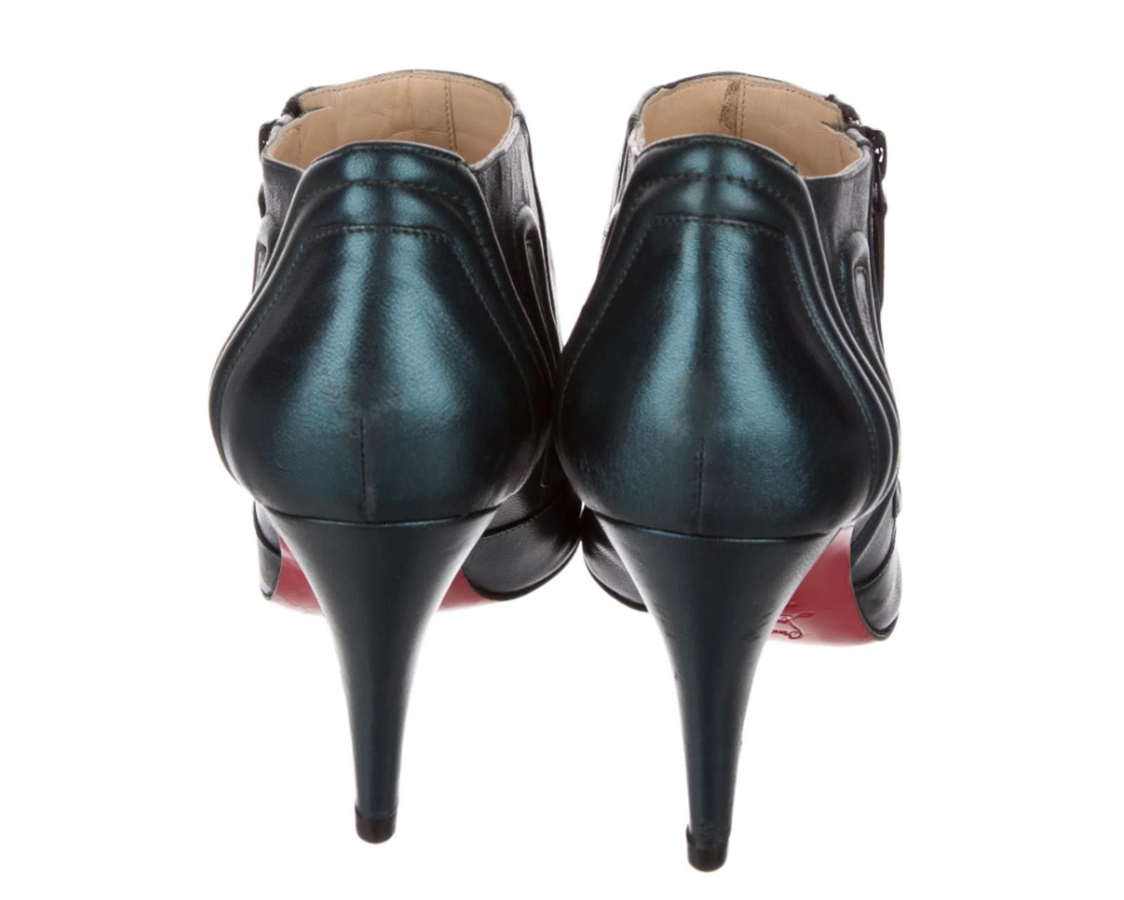 Christian Louboutin Christian Louboutin Sigourney 100 Ankle Boots, Sz US9 IT40 Size US 9 / IT 39 - 4 Thumbnail