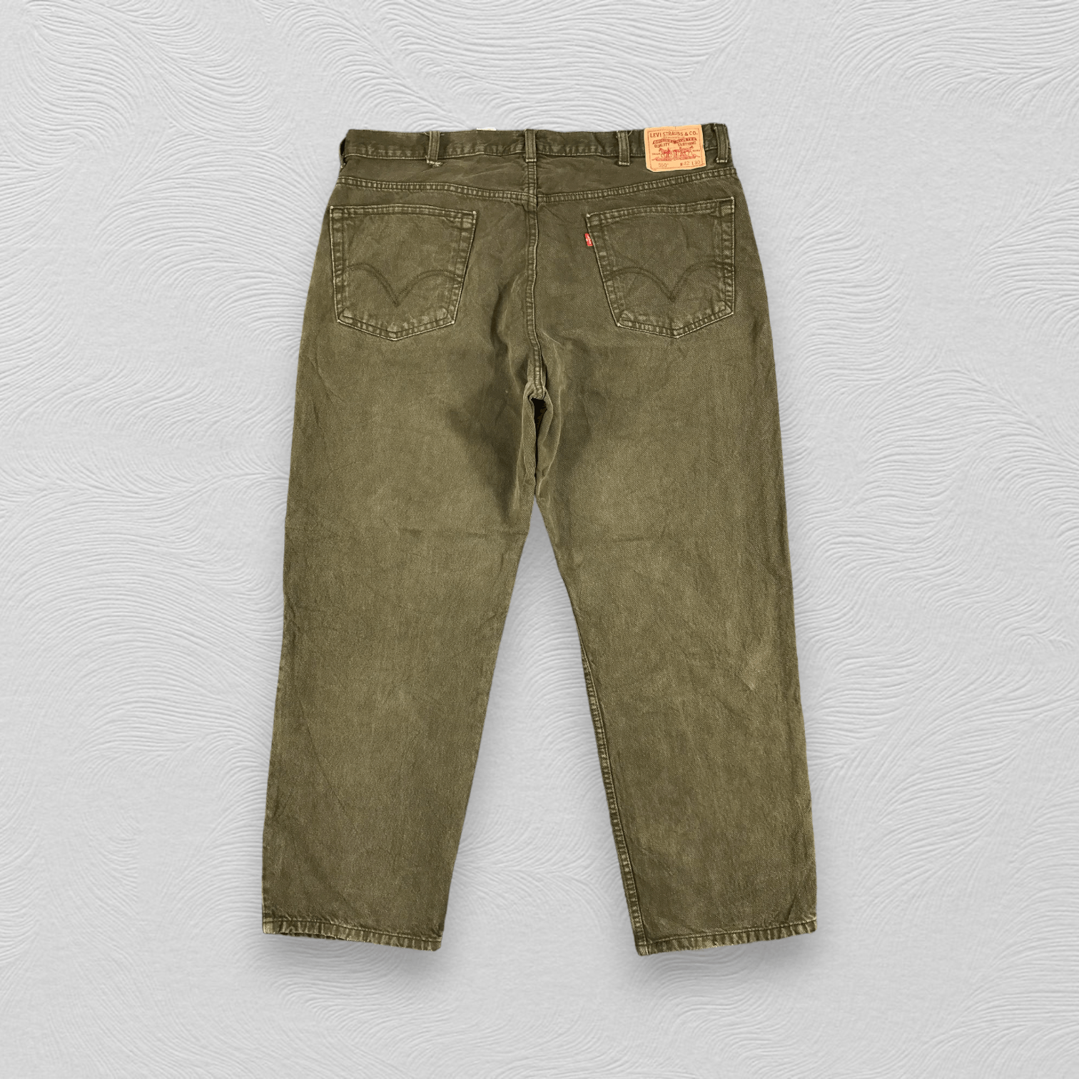 Levi's Vintage Levis 550 Jeans Faded Green KJ260 Size US 42 / EU 58 - 2 Thumbnail