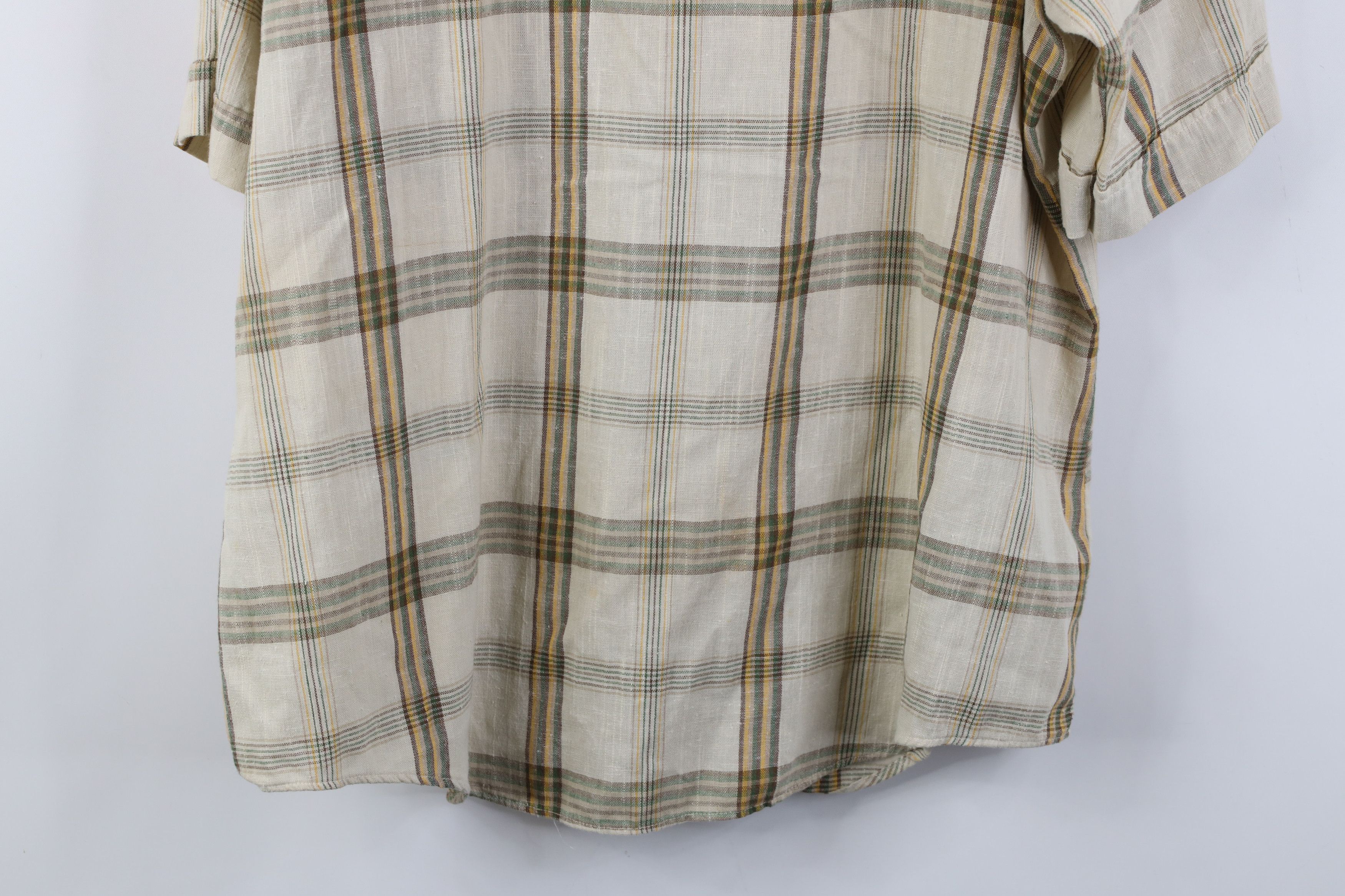 Vintage Vintage 70s Streetwear Short Sleeve Collared Button Shirt Size US XL / EU 56 / 4 - 11 Thumbnail