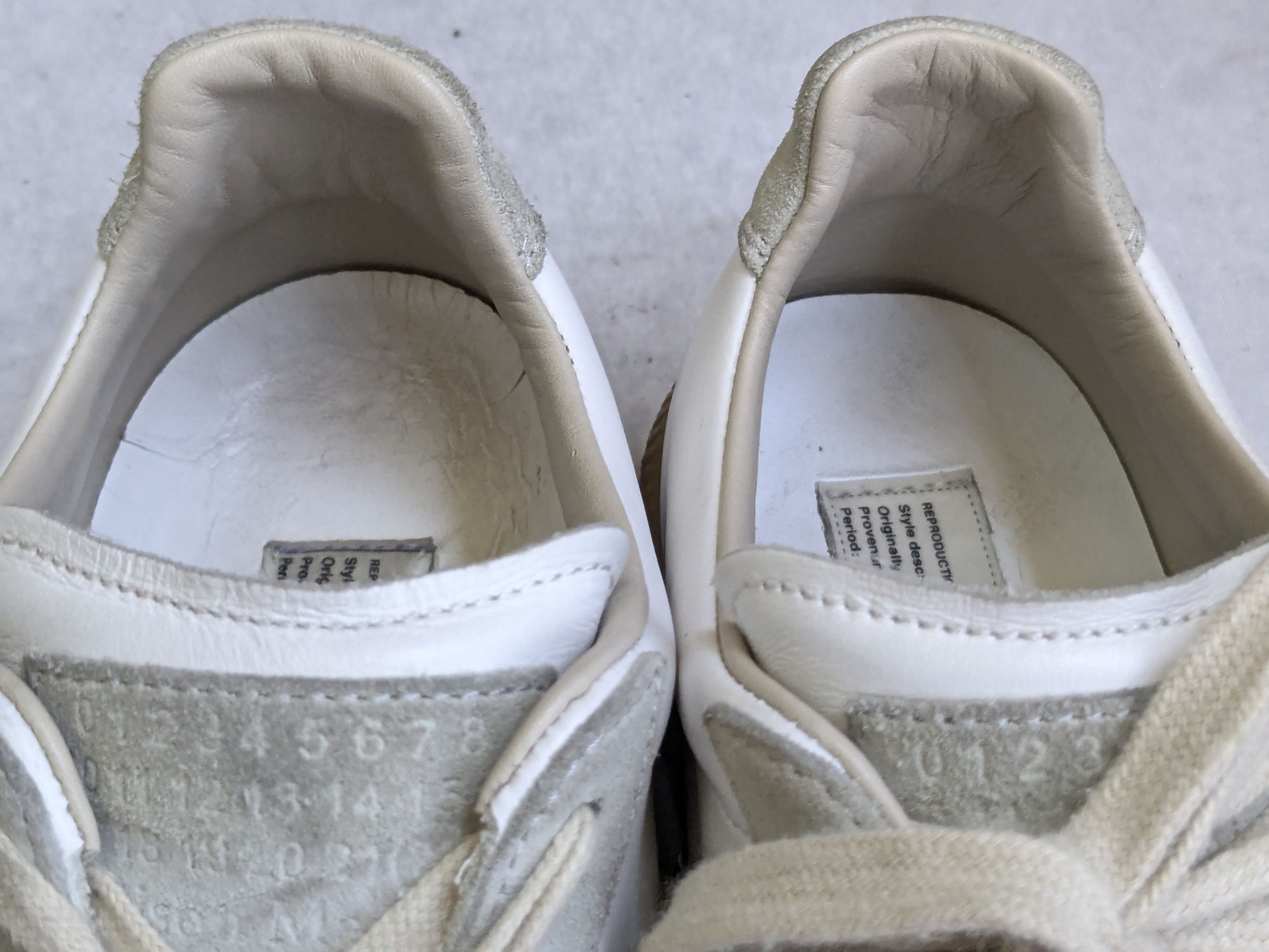 Maison Margiela Maison Margiela Replica GAT Sneakers Gray White 7 40 Low Top Size US 7 / EU 40 - 7 Thumbnail