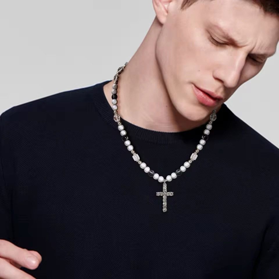 Jewelry Crystal Cross Pendant Necklaces Size ONE SIZE - 1 Thumbnail