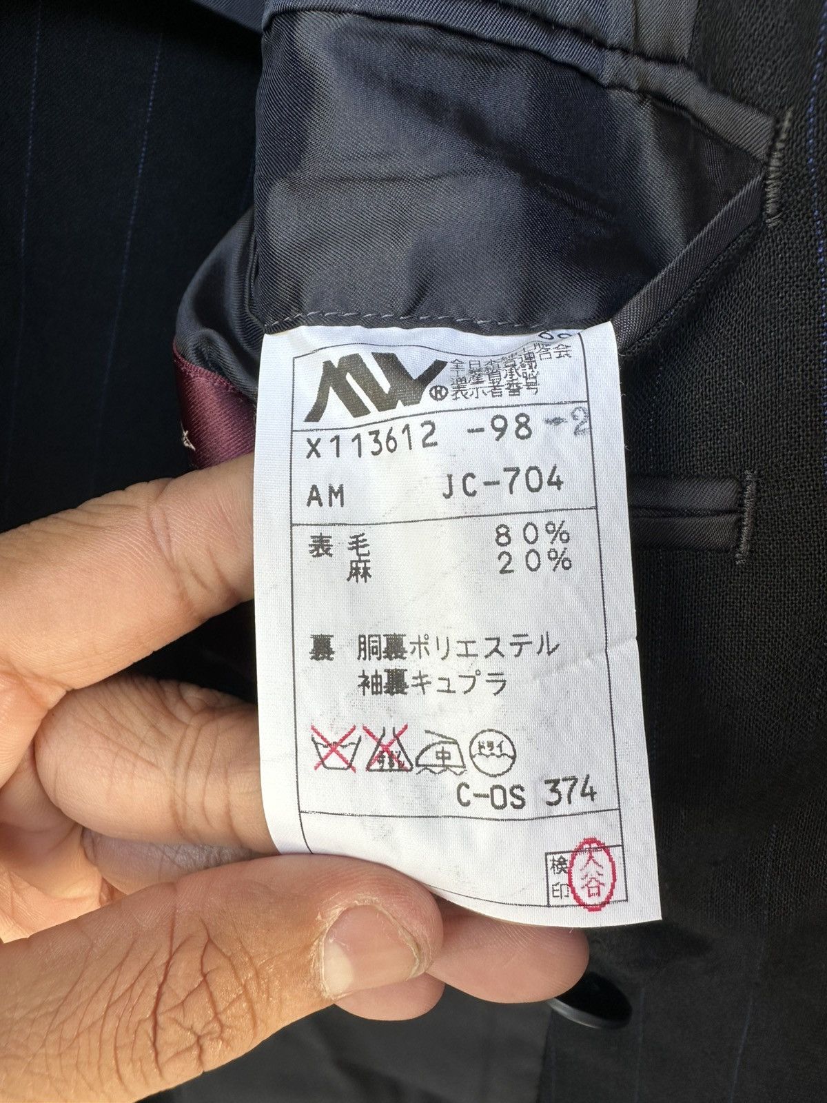 Yohji Yamamoto Yohji Yamamoto Durban Blazer Size 40R - 13 Thumbnail
