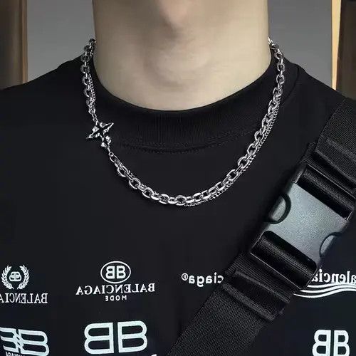 VIBE Dark Cross Necklace Size ONE SIZE - 6 Thumbnail