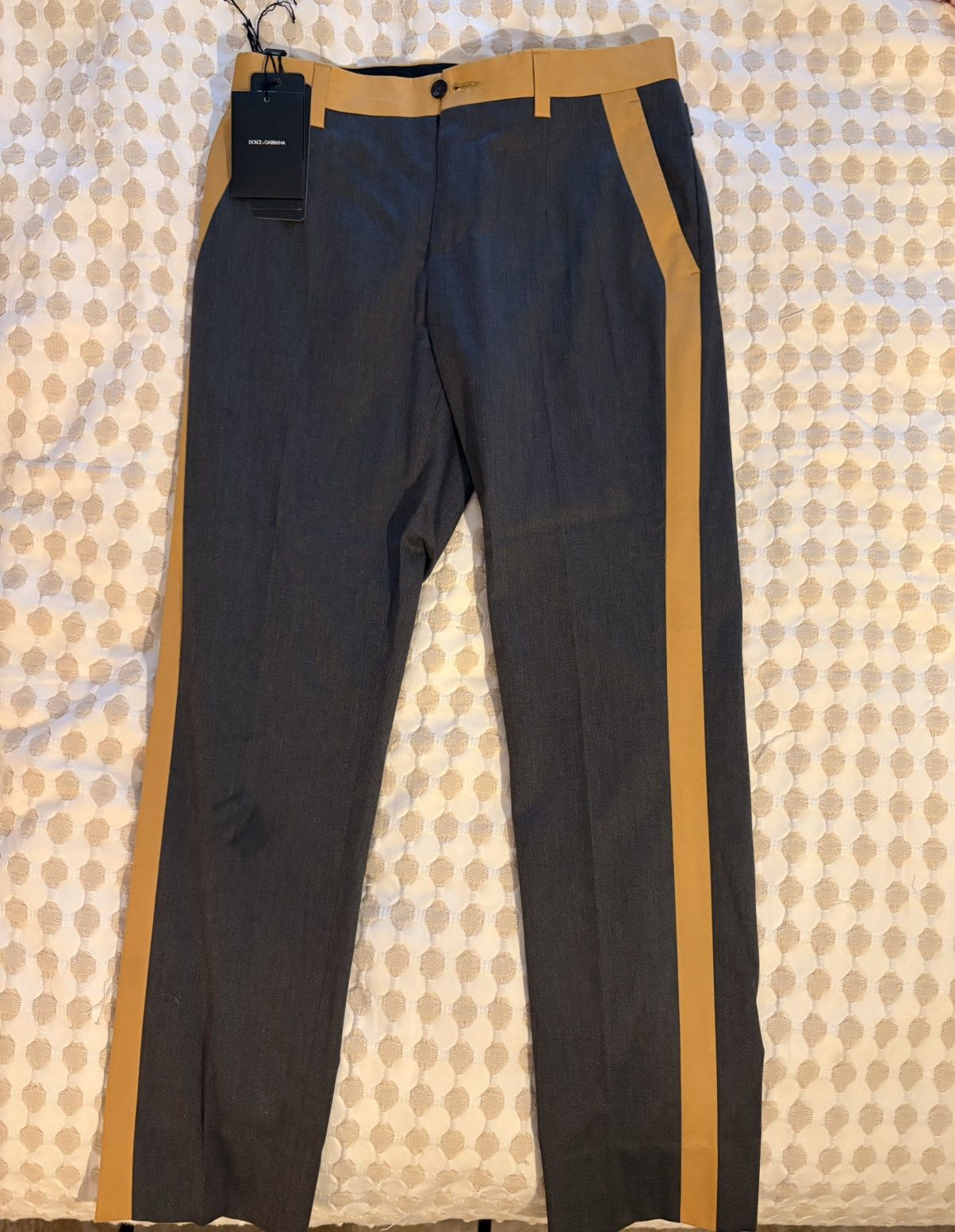 Dolce & Gabbana Dolce & Gabbana Grey Dress Pants Size US 28 / EU 44 - 1 Thumbnail
