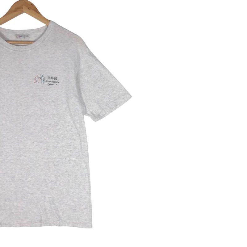 Band Tees × Vintage Vintage "John Lennon" Imagine Art Men T-shirt Size US L / EU 52-54 / 3 - 3 Thumbnail