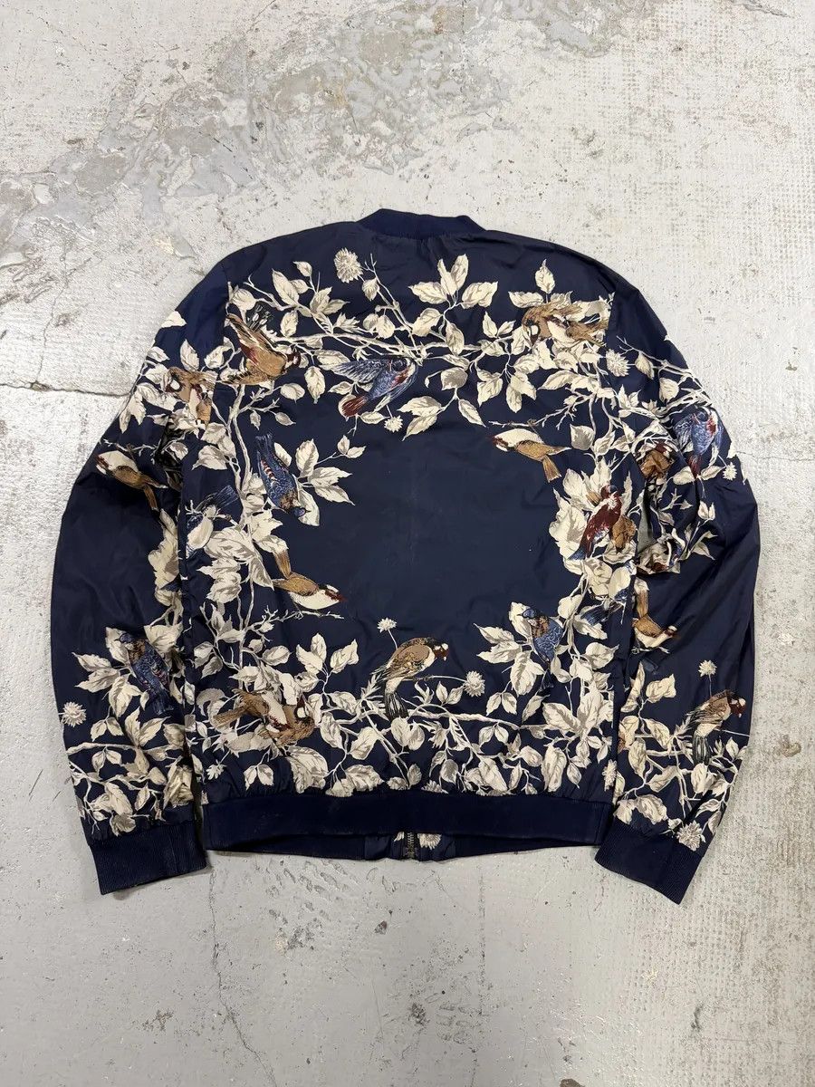 Dolce & Gabbana SS2016 Dolce & Gabbana Navy Floral Light Nylon Windbreaker Jacket Size US S / EU 44-46 / 1 - 3 Thumbnail