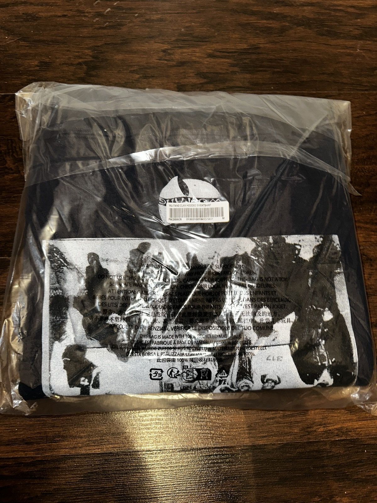 Supreme Supreme Wu-Tang Clan Hooded Sweatshirt Navy Size Medium Size US M / EU 48-50 / 2 - 2 Thumbnail
