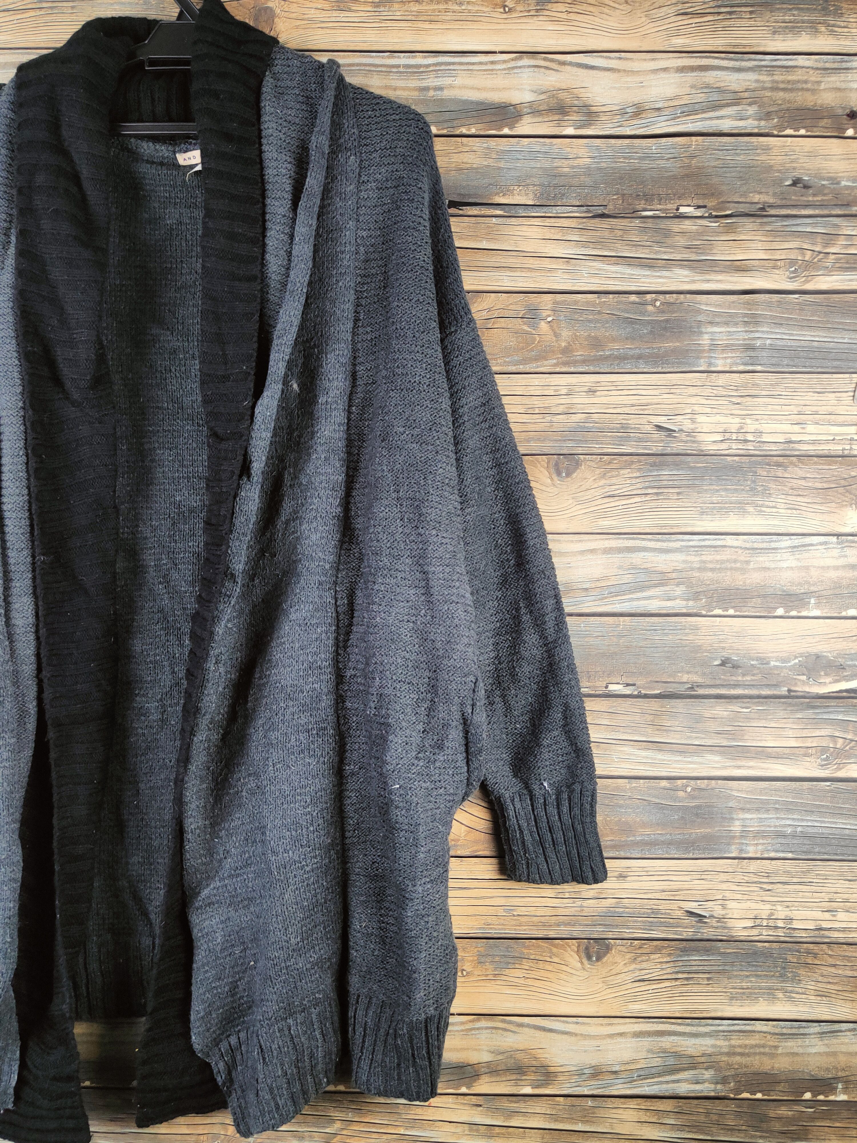 Japanese Brand DL And Search Dark Gray Knitwear Long Cardigans #46-600 Size US M / EU 48-50 / 2 - 5 Thumbnail