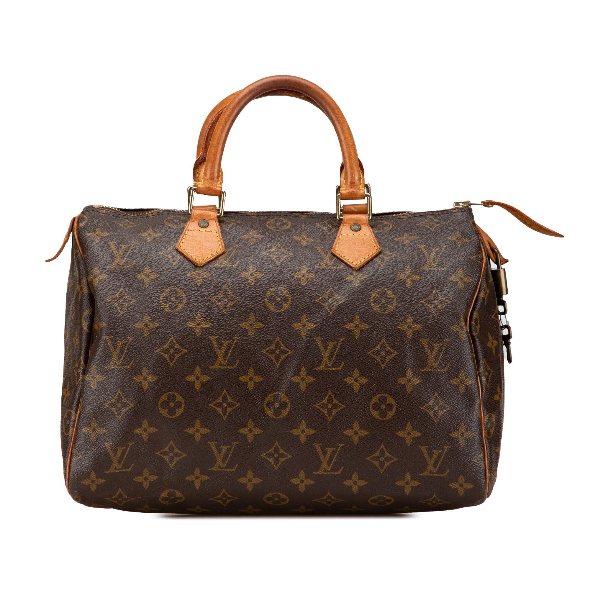 Louis Vuitton Monogram Speedy 30 Brown
