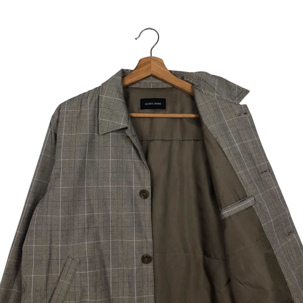 Global Work × Japanese Brand × Vintage 📌Vintage Bomber Jacket Blanket Global Work Issey Miyake Size US M / EU 48-50 / 2 - 13 Thumbnail