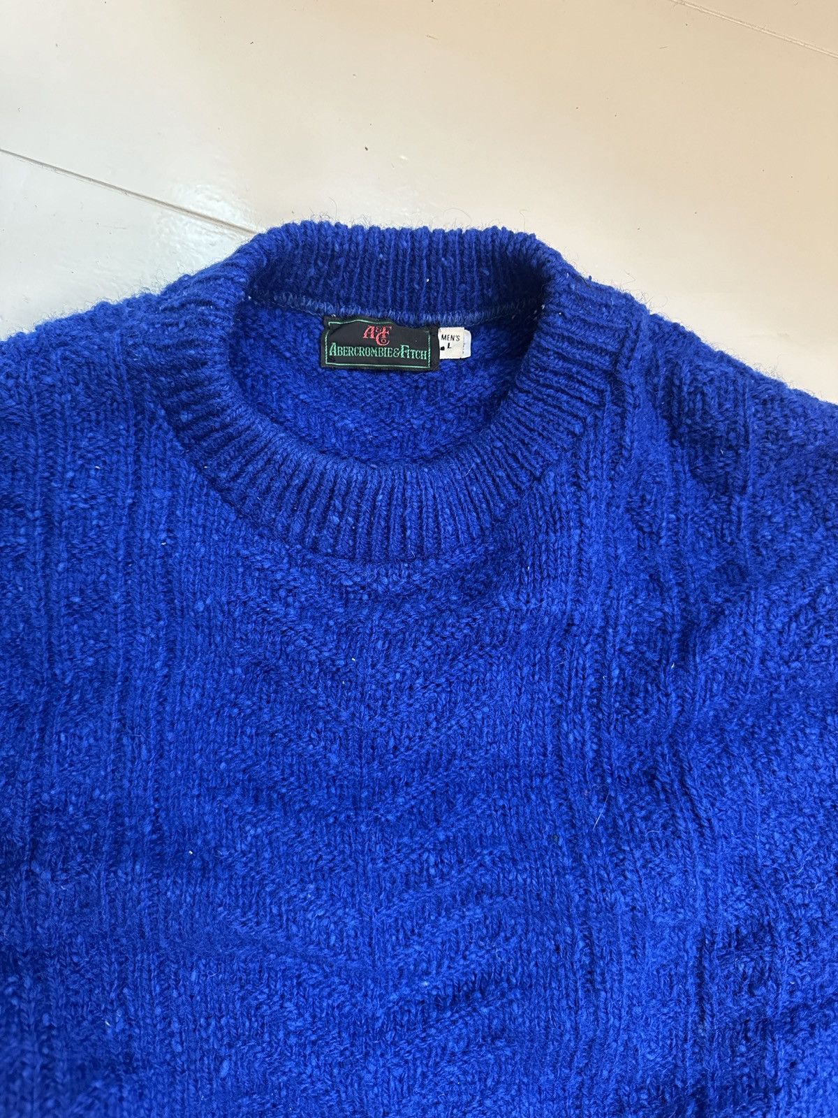 Abercrombie & Fitch Abercrombie & Fitch Blue Knit Jumper Size US M / EU 48-50 / 2 - 1 Thumbnail