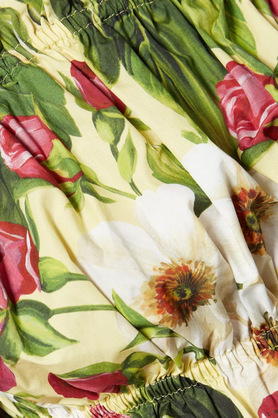 Dolce & Gabbana o1y0925 Floral-Print Crop Top in Multicolor Size S / US 4 / IT 40 - 4 Thumbnail