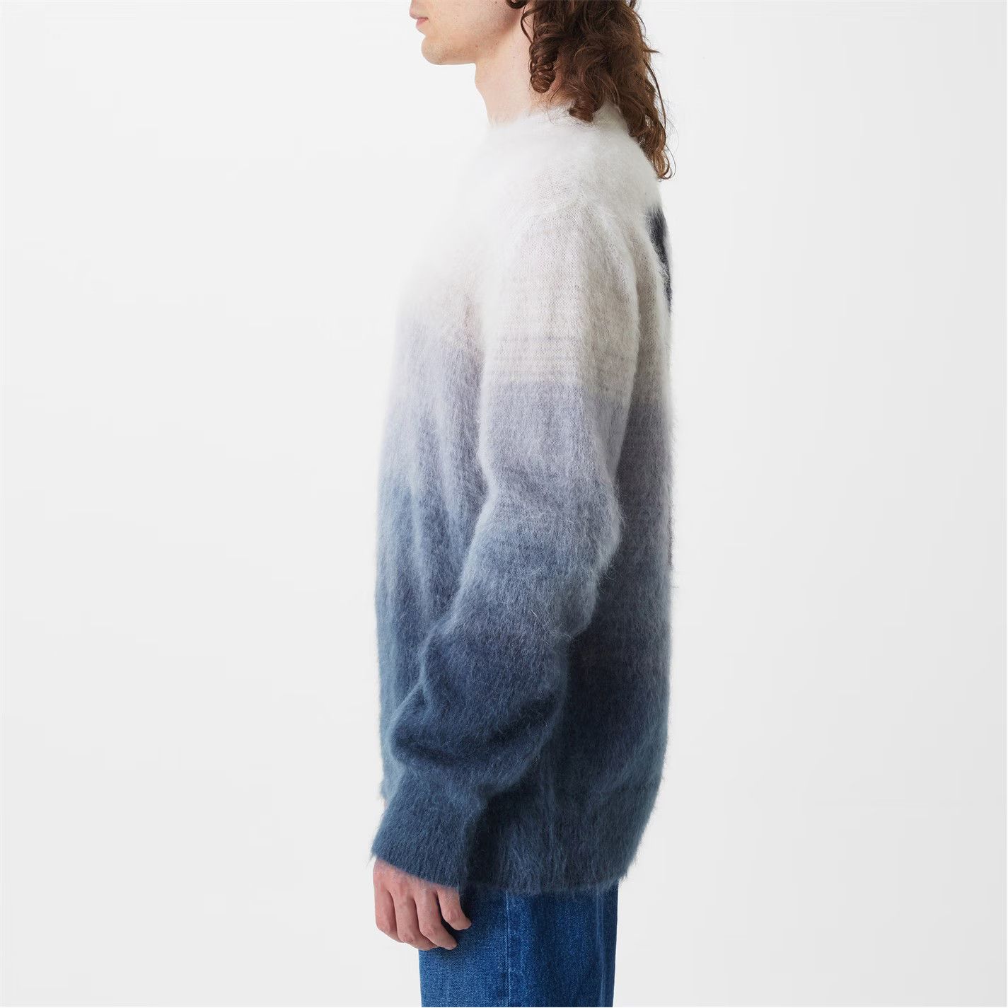 Off-White o1g2r1mq0326 Mohair Crew Neck Jumper in Multicolor Size US M / EU 48-50 / 2 - 5 Thumbnail