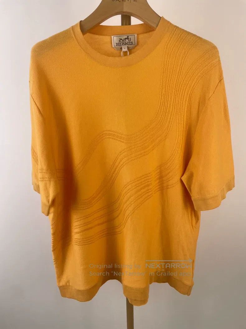 Hermes Hermes Knit T-Shirt Size L / US 10 / IT 46 - 1 Thumbnail