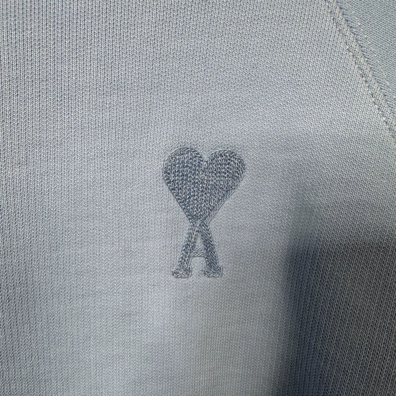 AMI sky blue heart embroidered sweatshirt unisex Size US XL / EU 56 / 4 - 3 Thumbnail