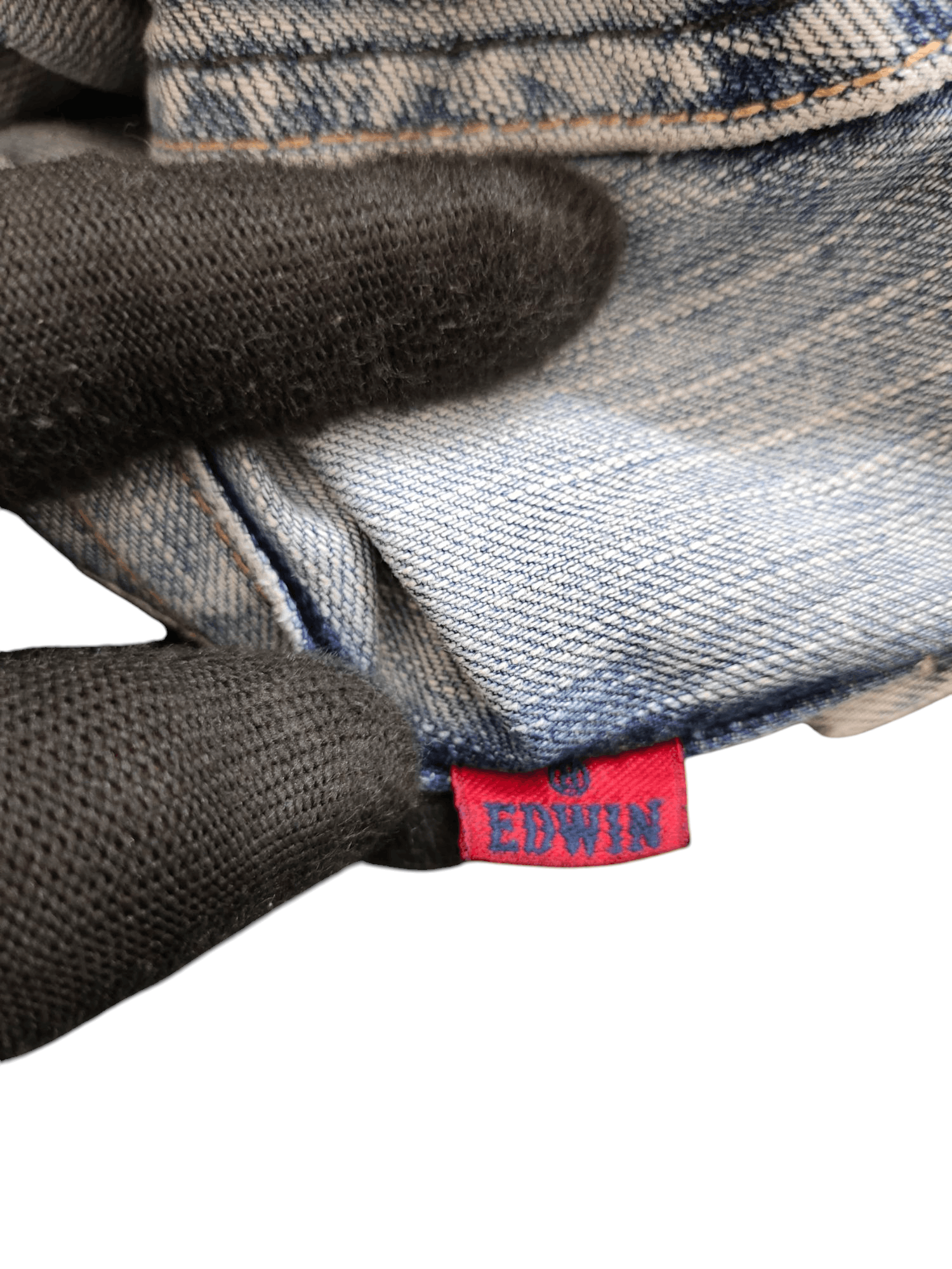 If Six Was Nine Vintage Edwin 503 Distress Faded Clawmark Denim Jeans Size US 29 - 14 Thumbnail