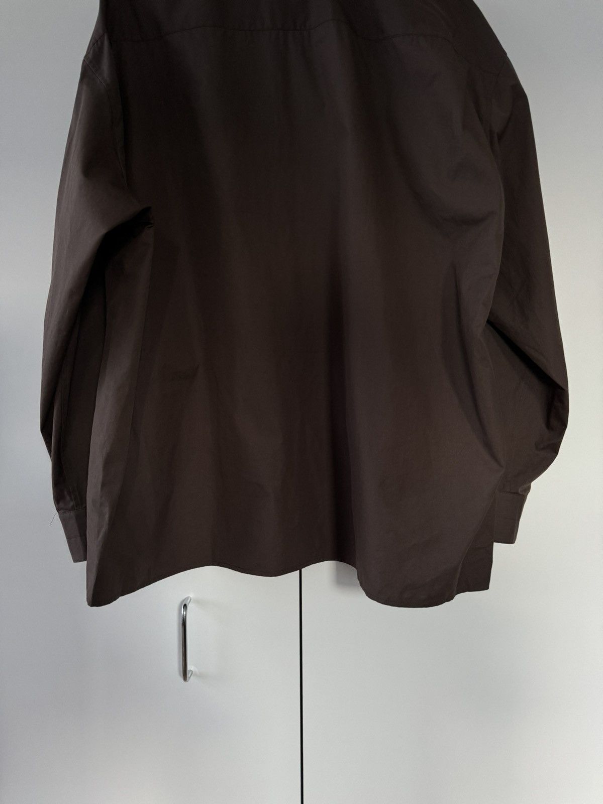 Lemaire Twisted Shirt in Brown Cotton 54 Size US XXL / EU 58 / 5 - 12 Thumbnail