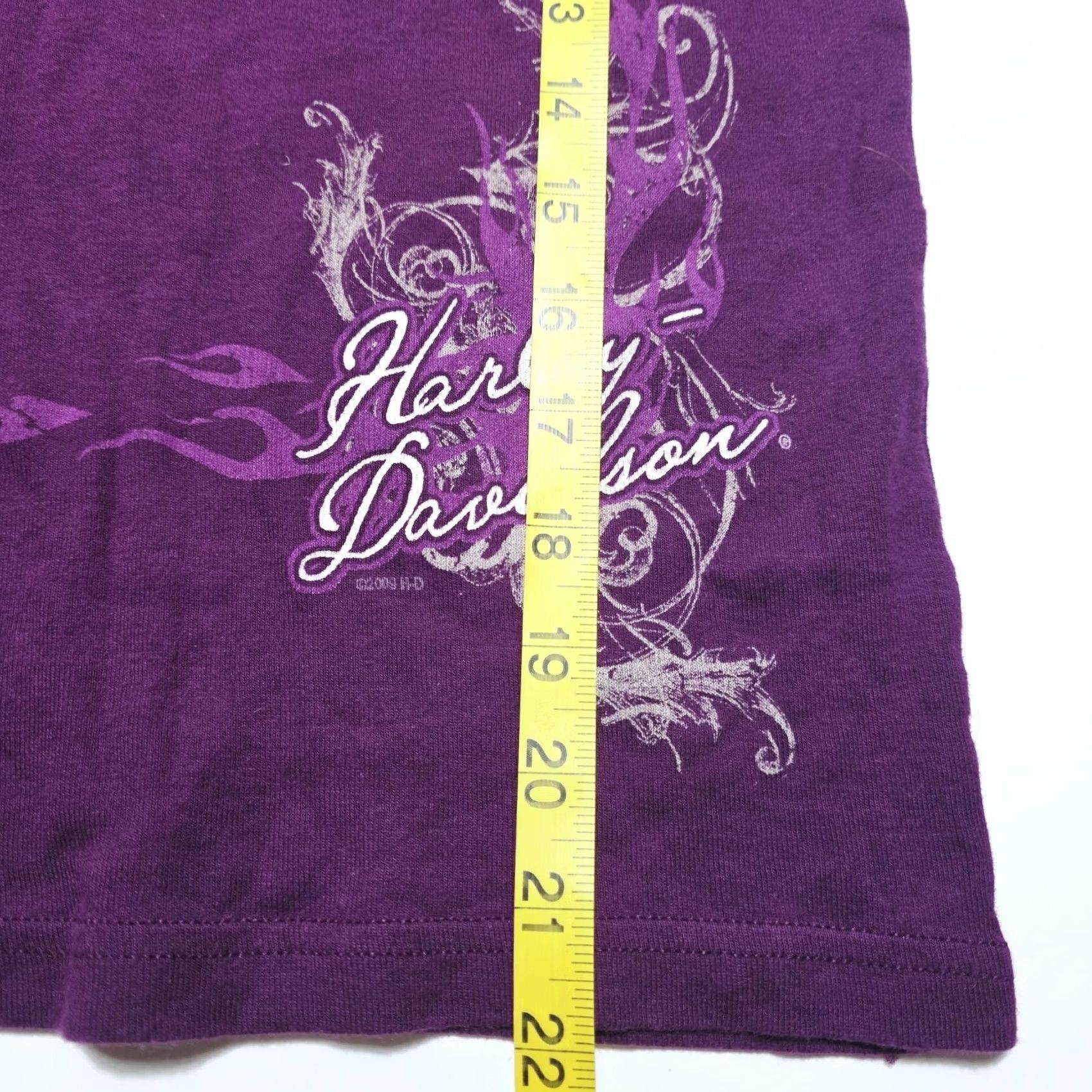 Harley Davidson Harley-Davidson Shirt Women’s Button Accent V-Neck Graphic Long Sleeve Purple M Size M / US 6-8 / IT 42-44 - 7 Thumbnail