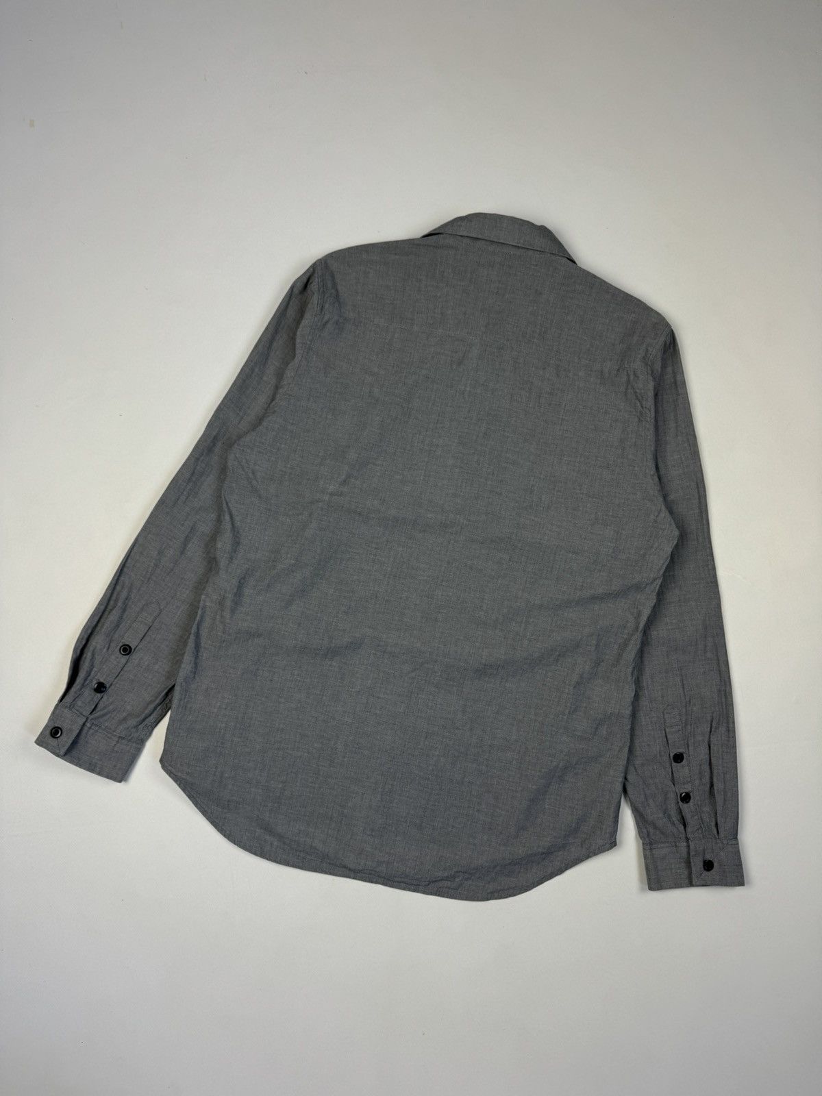 Folk FOLK Grey Cotton Button Down Long Sleeve Shirt Size US L / EU 52-54 / 3 - 10 Thumbnail
