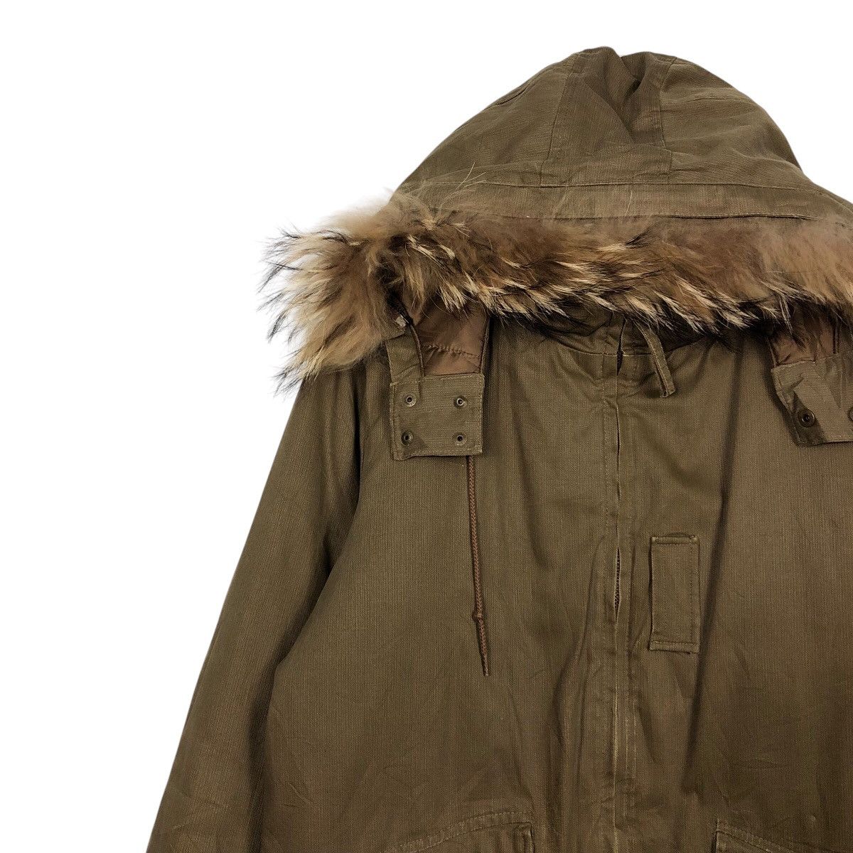 Boycott × Japanese Brand 📌Vintage Chore Bomber Jacket Boycott Mink Fur Hoodie Size US M / EU 48-50 / 2 - 7 Thumbnail