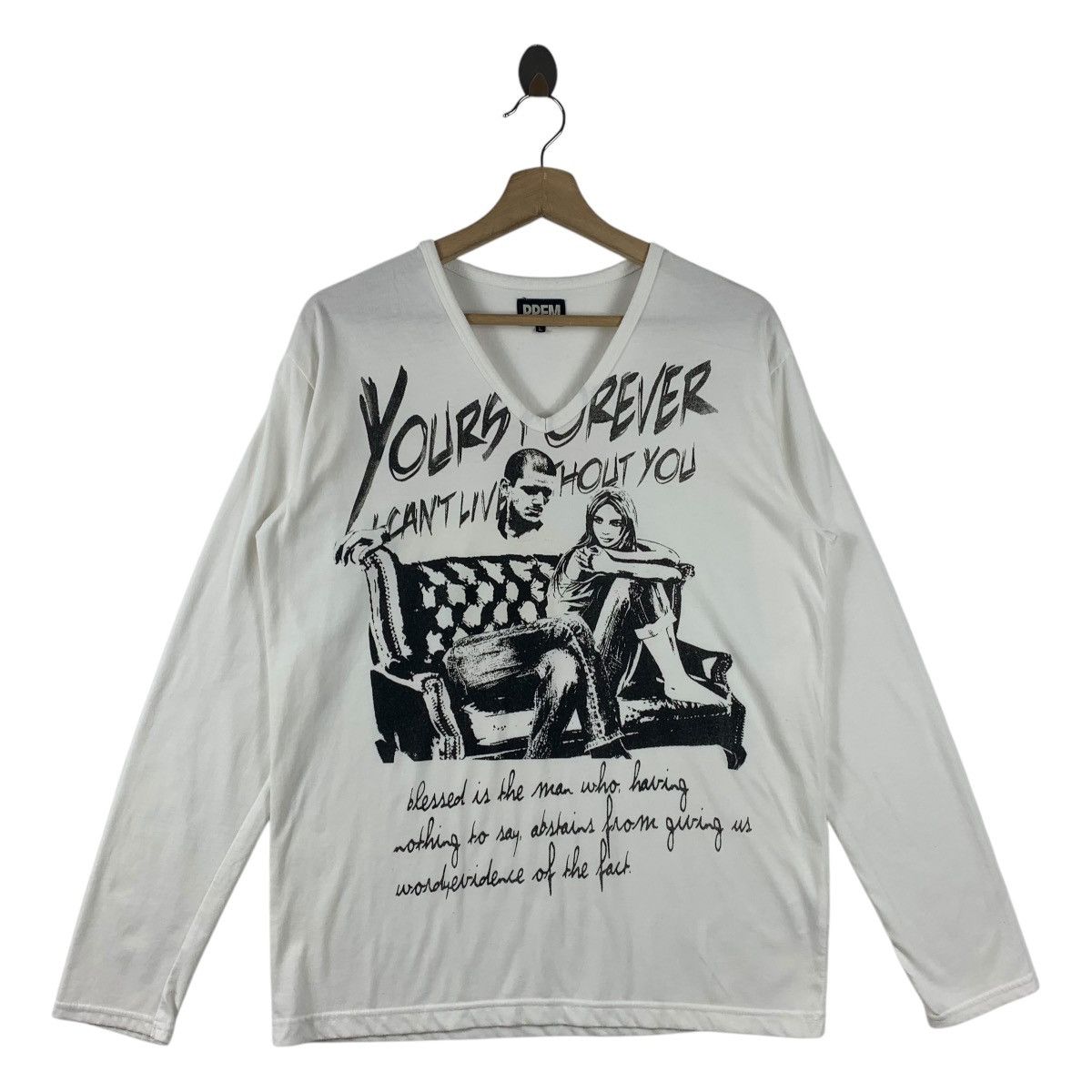 Japanese Brand × PPFM PPFM PEYTON PLACE FOR MEN graphic printed long sleeve tee Size US L / EU 52-54 / 3 - 1 Thumbnail