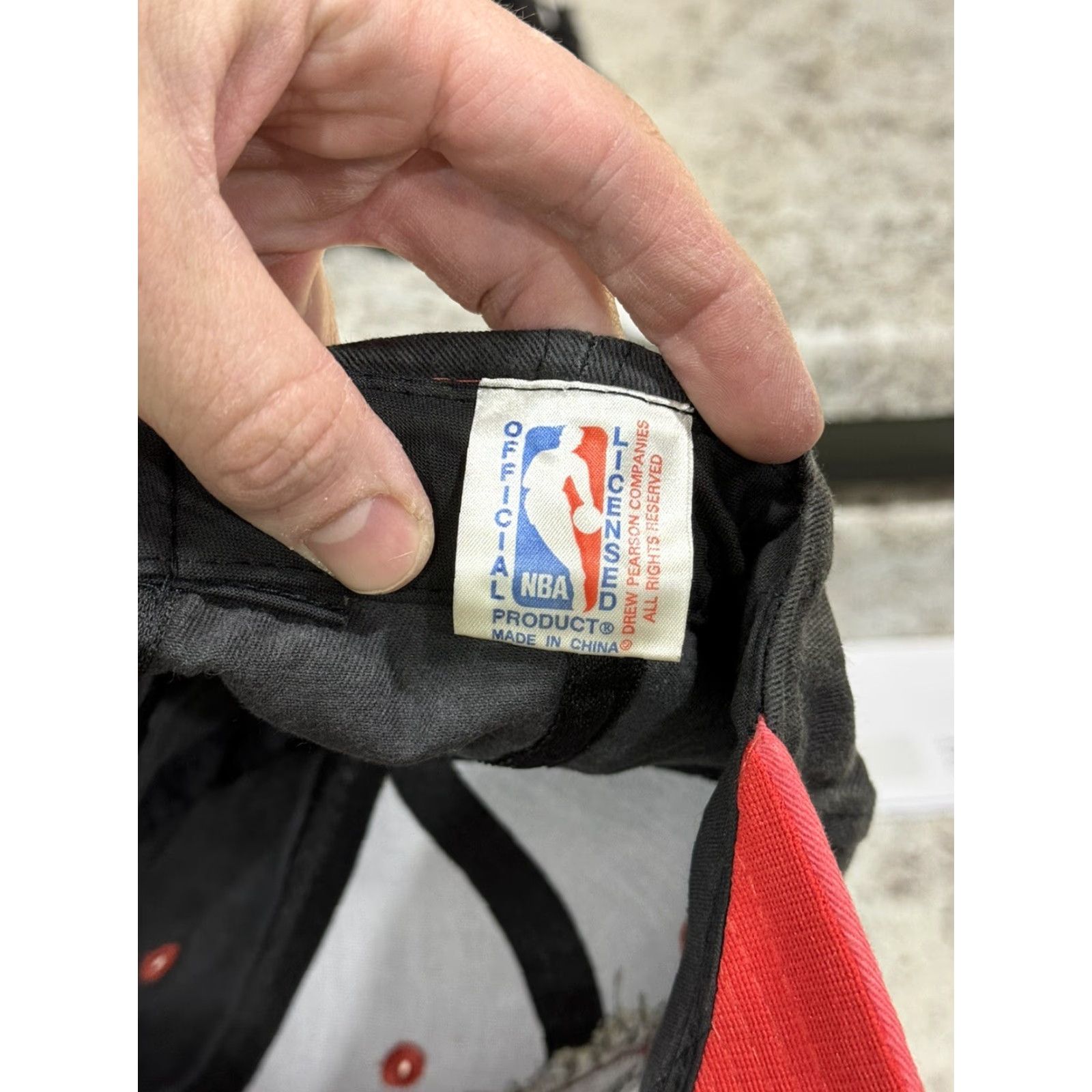 Drew VINTAGE Drew Pearson SnapBack Hat Cap 90s Chicago Bulls Coca Cola Logo Cotton Gray One Size Men Adjustable Sports Casual Size ONE SIZE - 5 Thumbnail