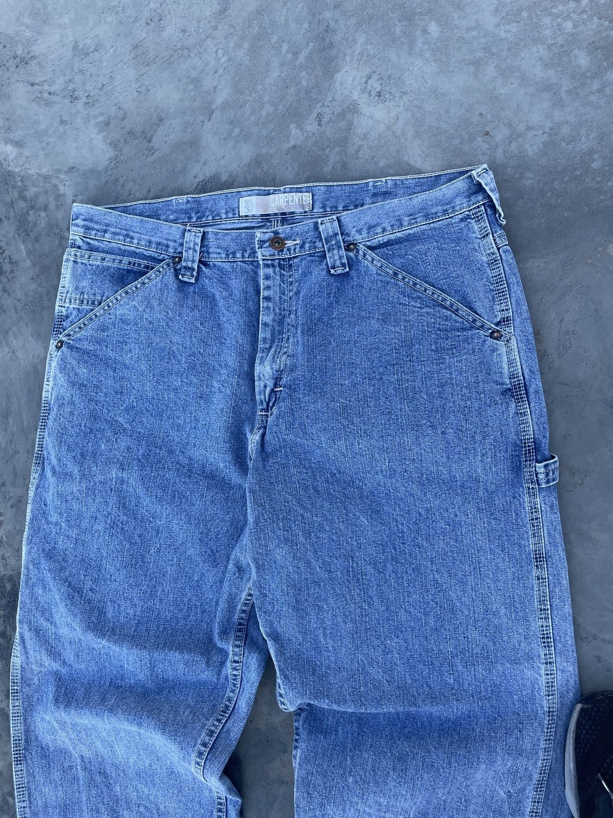 Lee Vintage Carhartt Style Lee Carpenter Jeans Skater Workwear Size US 34 / EU 50 - 7 Thumbnail