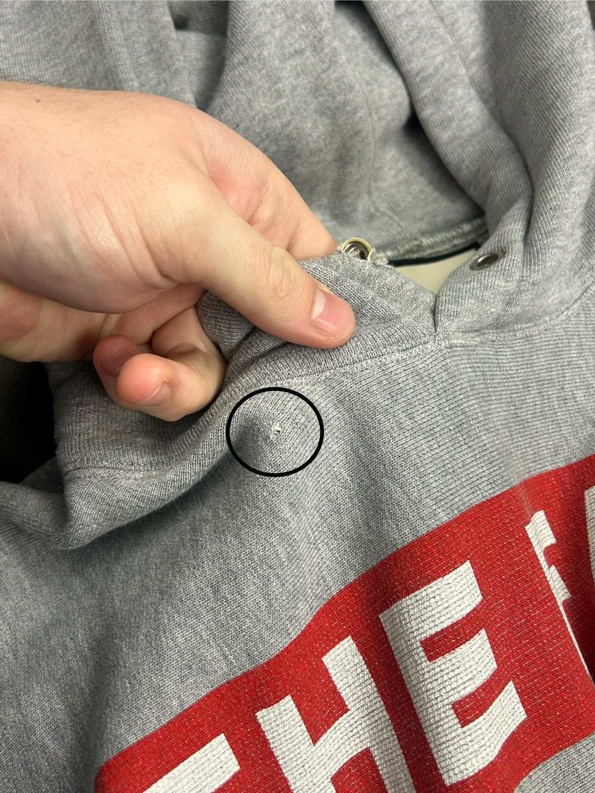 Gucci Gucci “The Face” Grey Hoodie – Box Logo Style – Size M Size US M / EU 48-50 / 2 - 10 Thumbnail