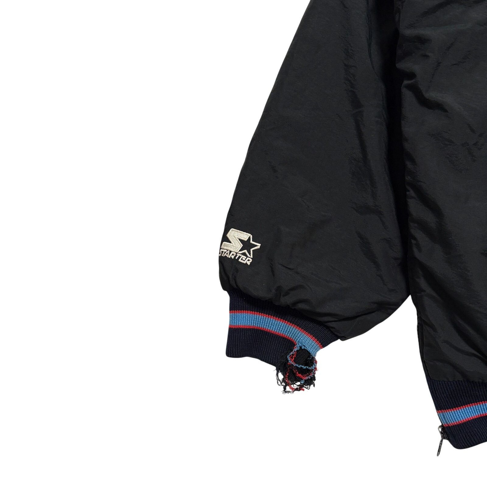 Starter VTG 80s Houston Oilers NFL Starter Zip Up Puffer Jacket L Size US L / EU 52-54 / 3 - 6 Thumbnail