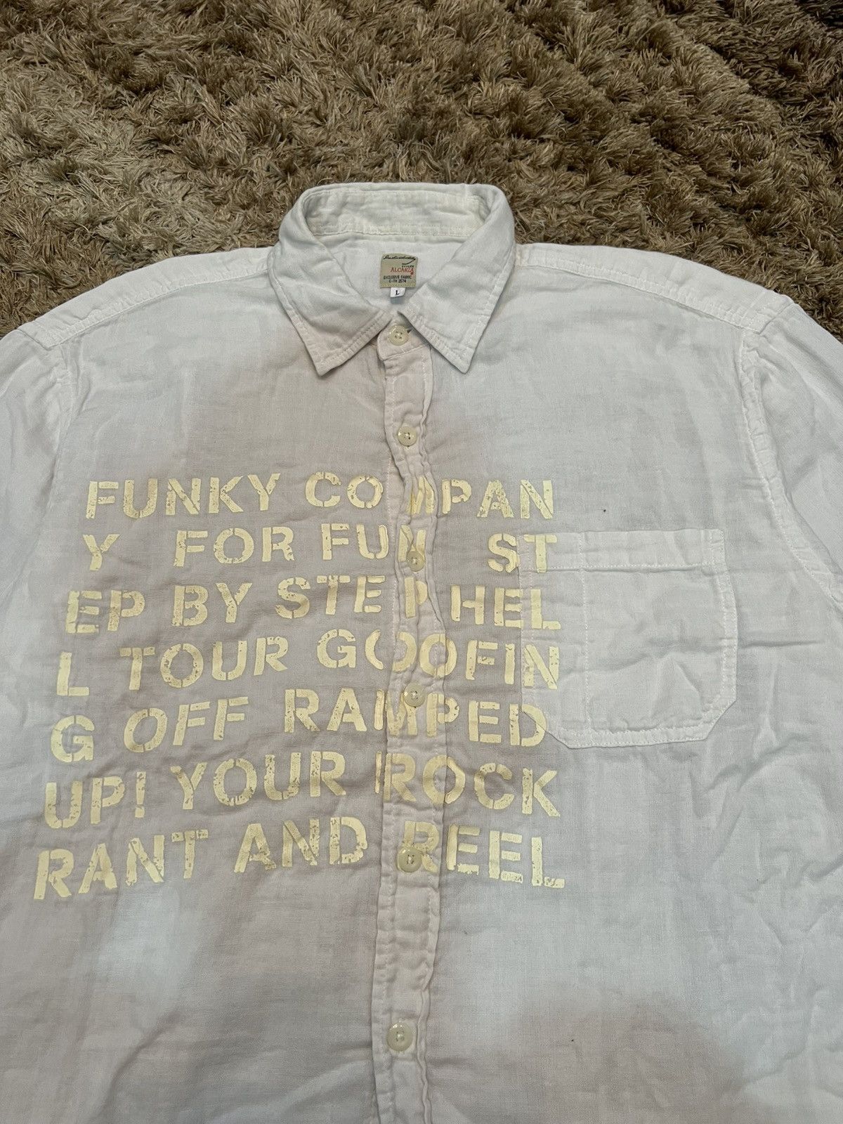 Japanese Brand Japanese Button Shirt Poem Size US L / EU 52-54 / 3 - 3 Thumbnail