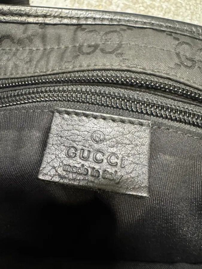 Gucci 2000s Gucci Black Monogram Handle Bag Size ONE SIZE - 11 Thumbnail
