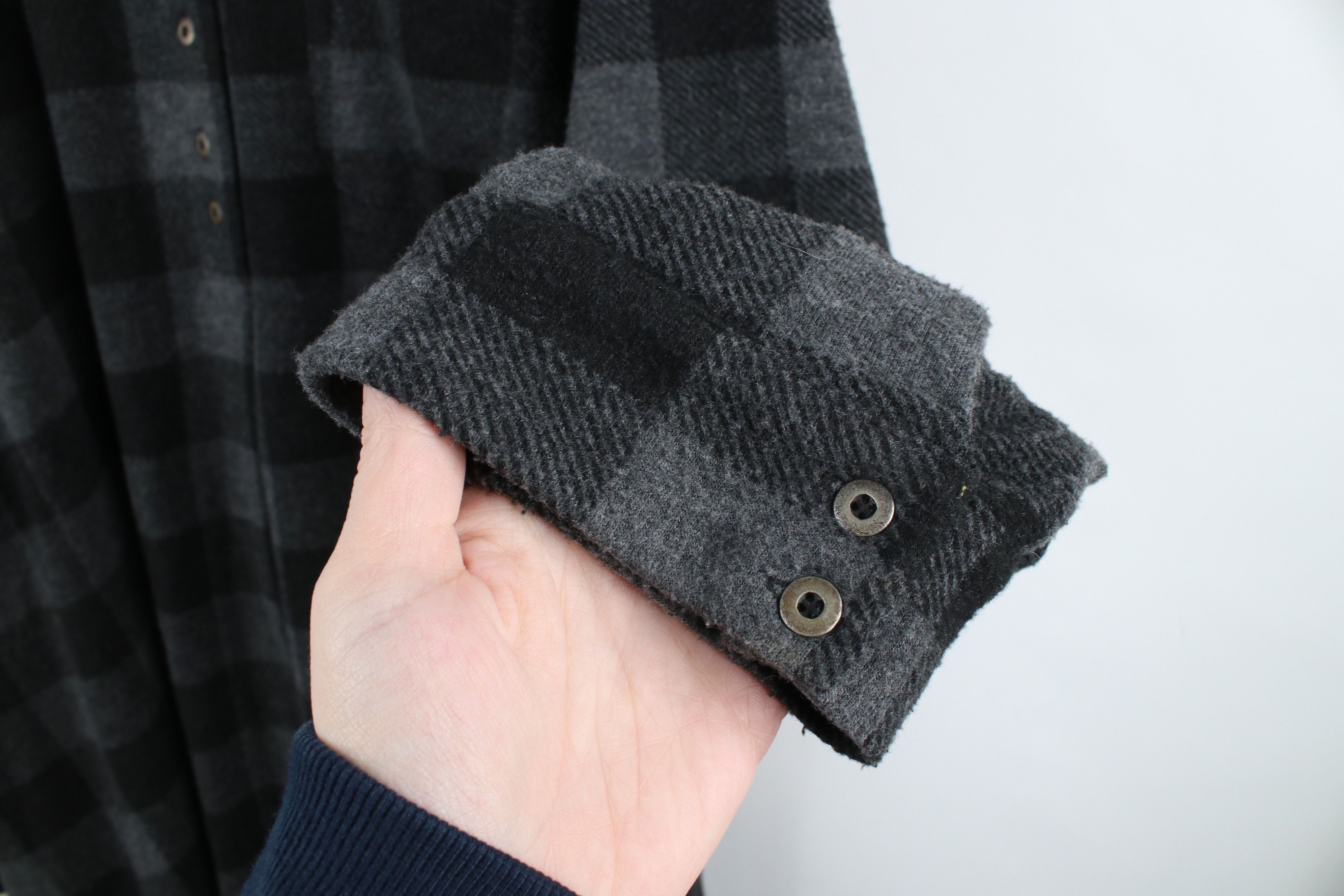 Vintage Soft Surroundings Collared Fleece Henley Tunic Sweater Plaid Size 3XL / US 20-22 - 6 Thumbnail