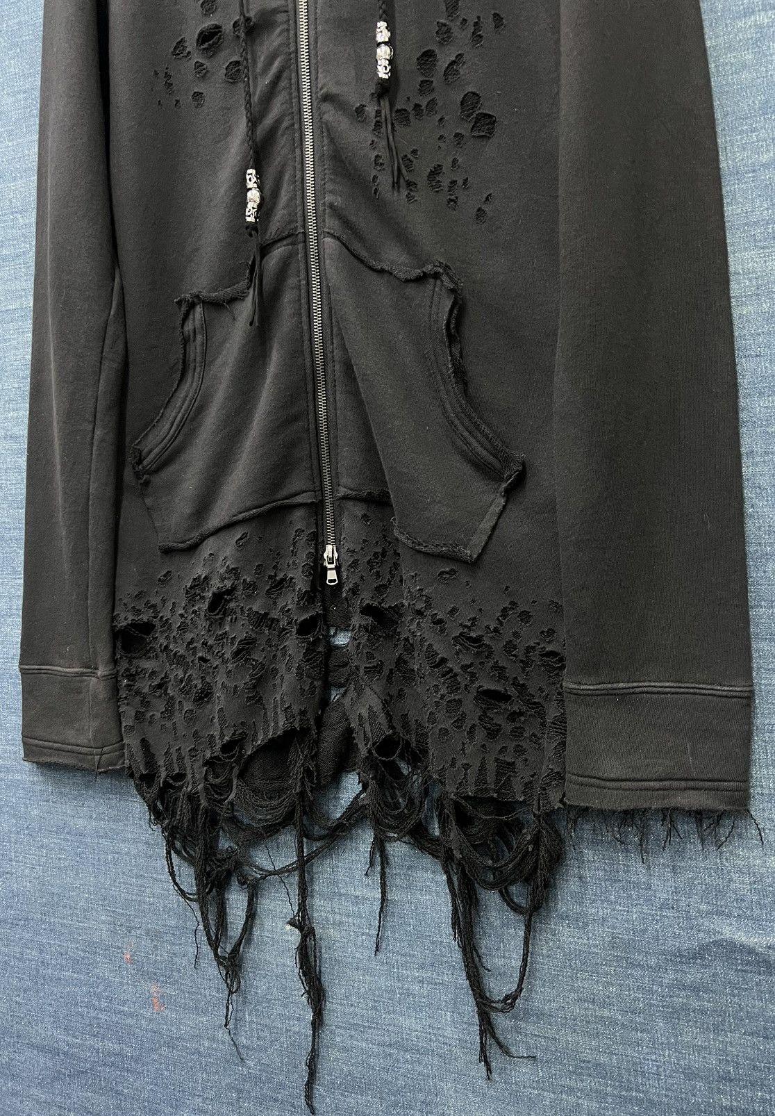Japanese Brand Semantic Design Ripped Jacket Size M / US 6-8 / IT 42-44 - 3 Thumbnail