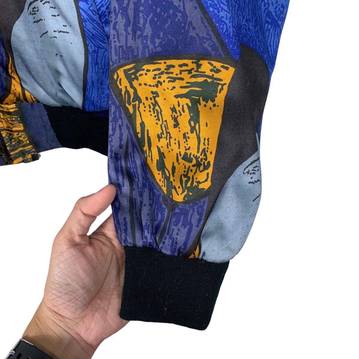 Japanese Brand Nice Design Picasso Full Print Satin Bomber Jacket Size US M / EU 48-50 / 2 - 13 Thumbnail