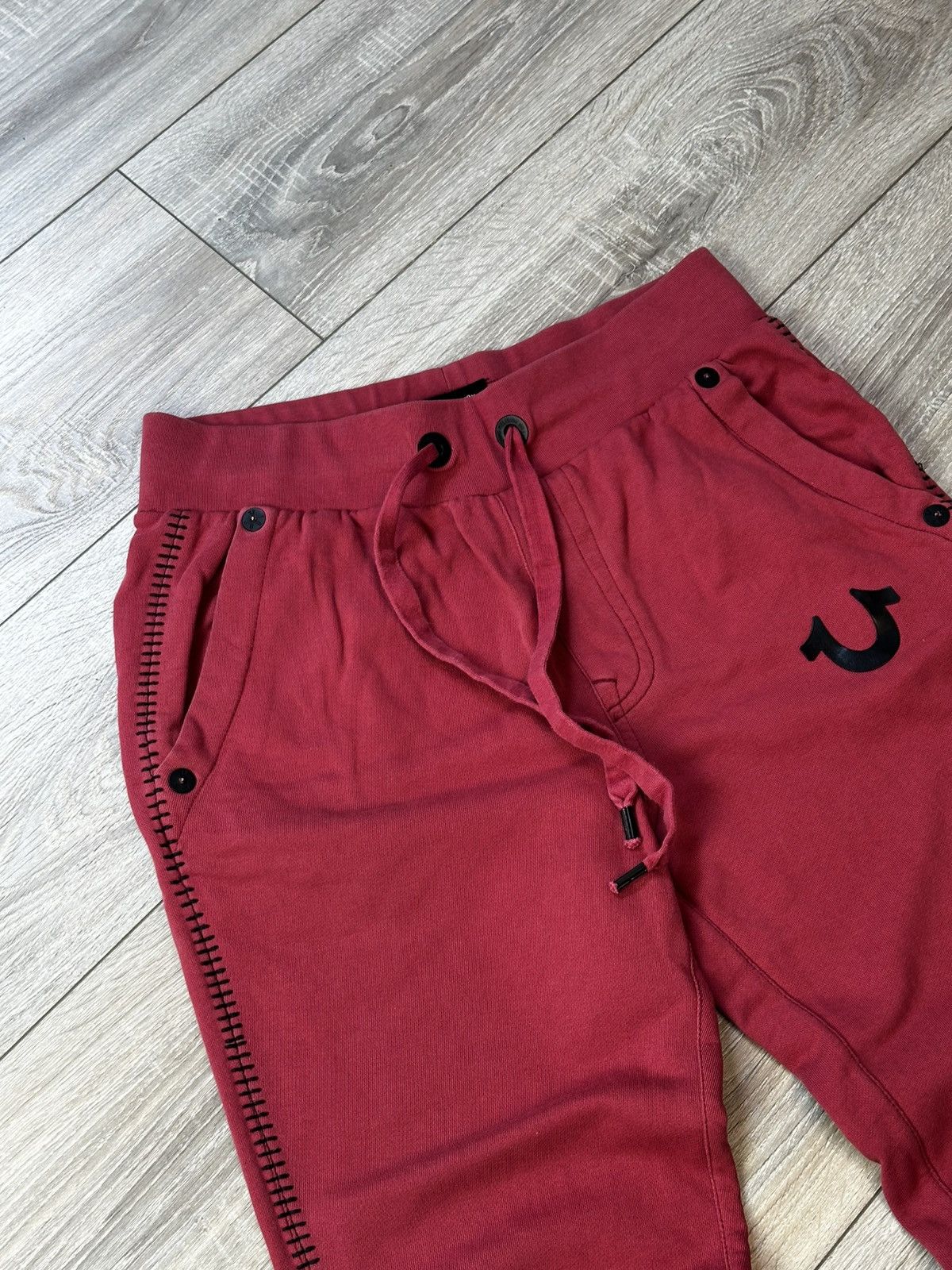 Vintage True Religion Pink Logo Sweatpants Size S