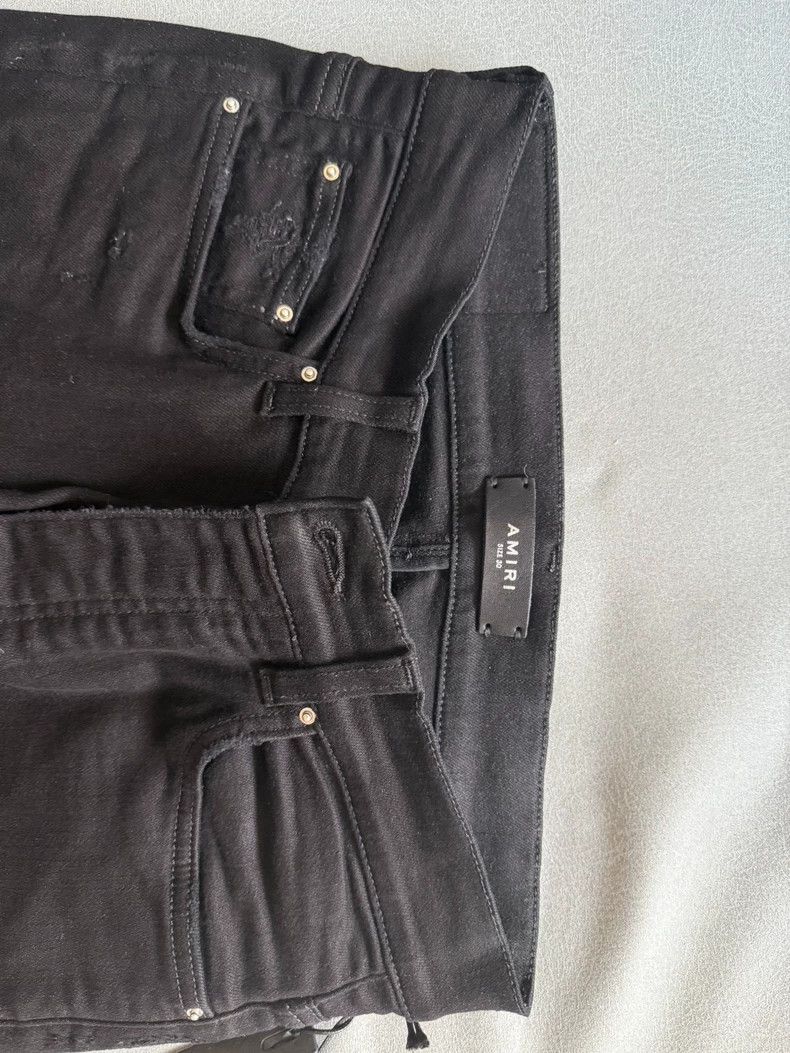 Amiri Amiri men's collection black ripped jean Size US 30 / EU 46 - 5 Thumbnail