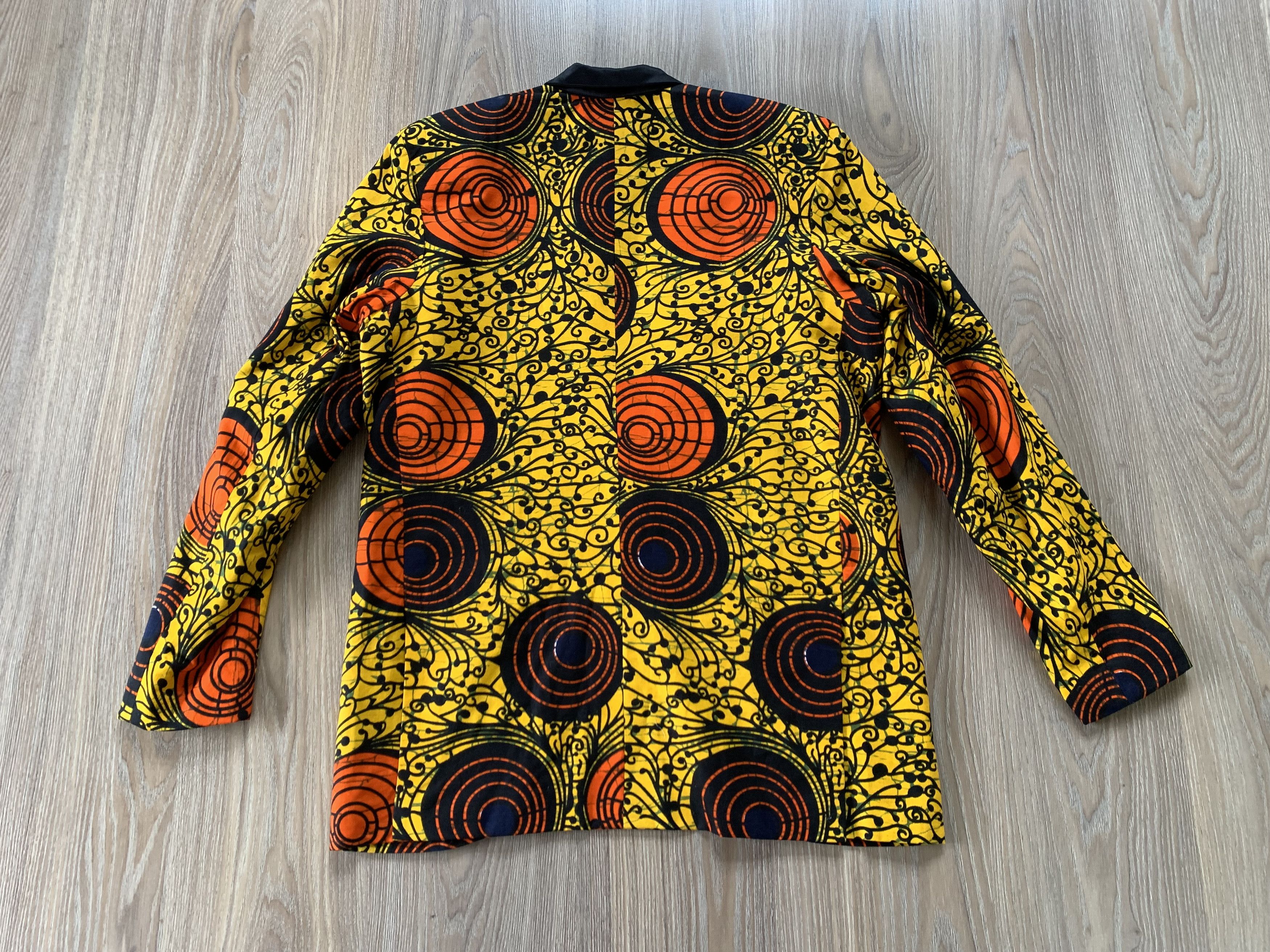 Designer × Handmade Handmade Abstract Multicolour Blazer Jacket Size 50L - 3 Thumbnail