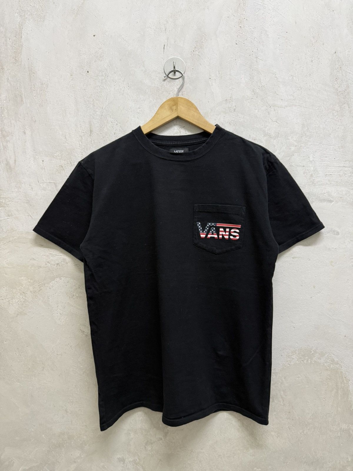 Vans Vans USA Flag Skateboard Pocket Tees Size US M / EU 48-50 / 2 - 1 Thumbnail