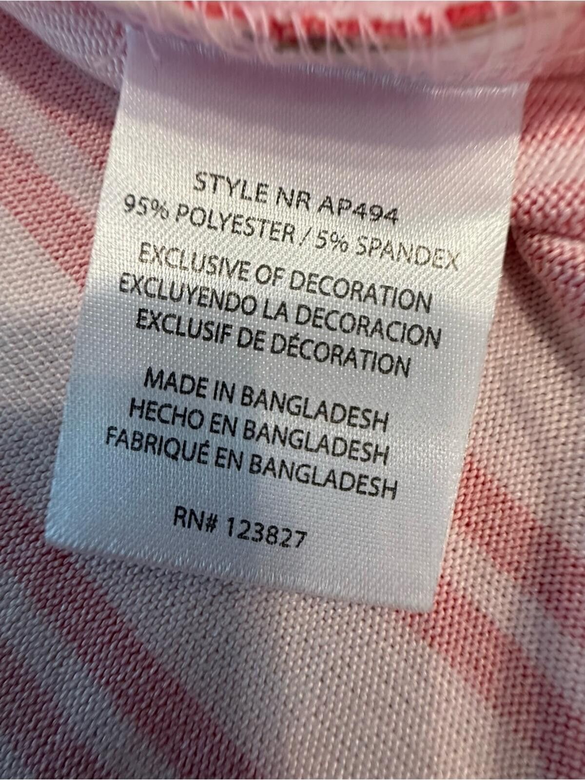 Other Alex & Parker top pink & red buttery soft striped SZ SM Size S / US 4 / IT 40 - 10 Thumbnail