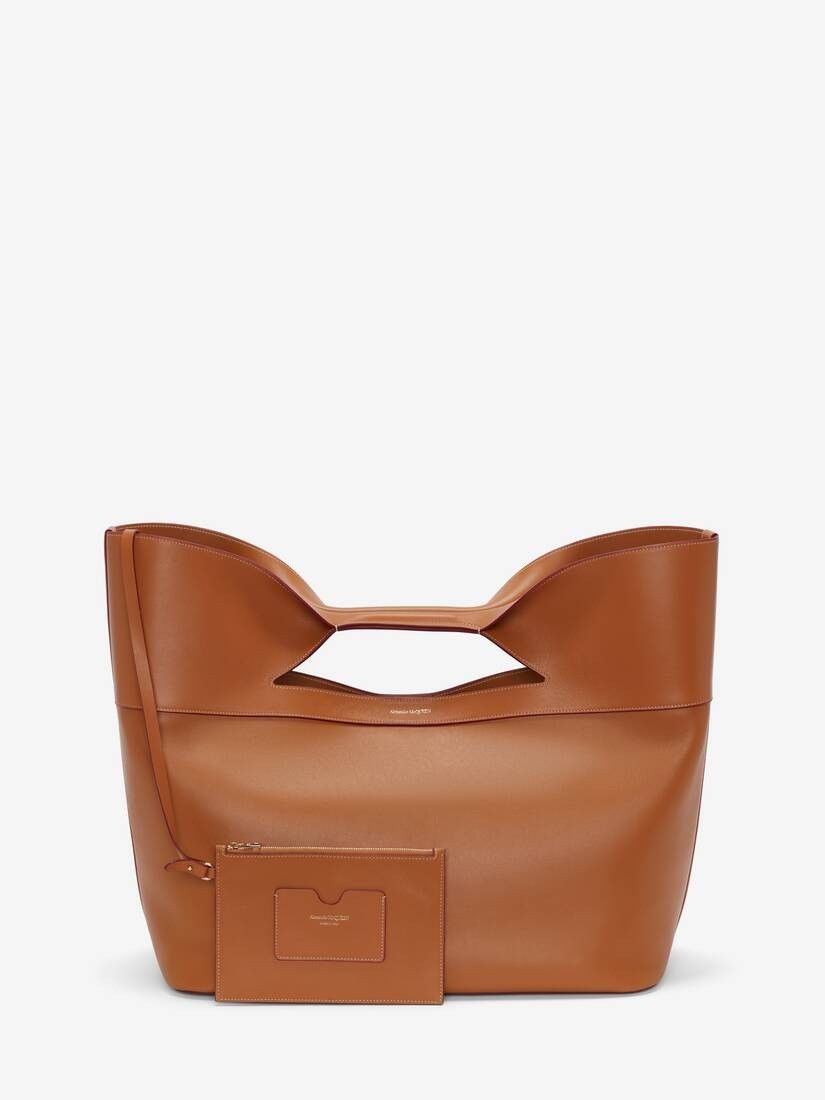 Alexander McQueen o1w1db10925 Size: OS/The Bow in Brown Size ONE SIZE - 3 Thumbnail