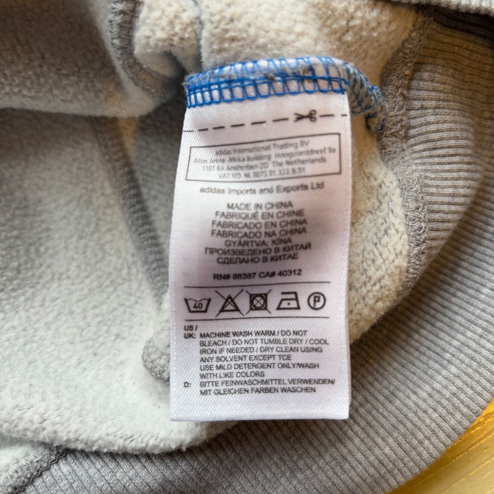 Adidas Adidas Originals Grey Crewneck Sweatshirt Extra Large (XL) Size US XL / EU 56 / 4 - 5 Thumbnail
