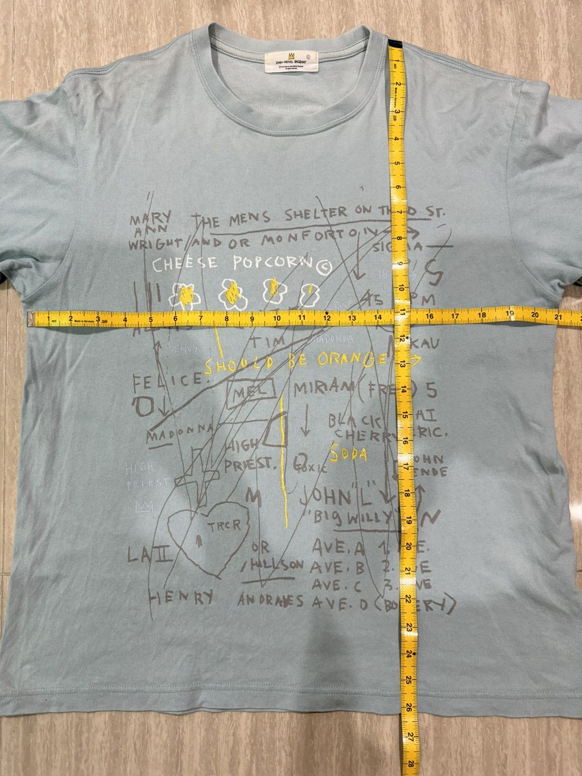 Jean-Michel Basquiat Jean-Michel Basquiat x Uniqlo soft blue Shirt L size Size US L / EU 52-54 / 3 - 4 Thumbnail