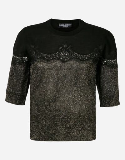 Dolce & Gabbana o1y0925 Sweater in Black Size XS / US 0-2 / IT 36-38 - 1 Thumbnail