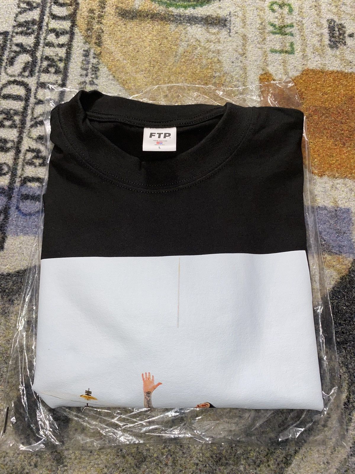 Fuck The Population FTP x Famous Travis Barker Photo Tee Size US L / EU 52-54 / 3 - 2 Thumbnail