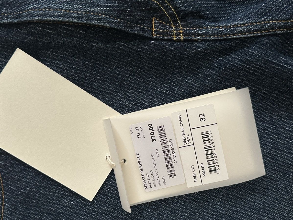 Our Legacy Our Legacy Third Cut Jeans Chain Twill Deep Blue