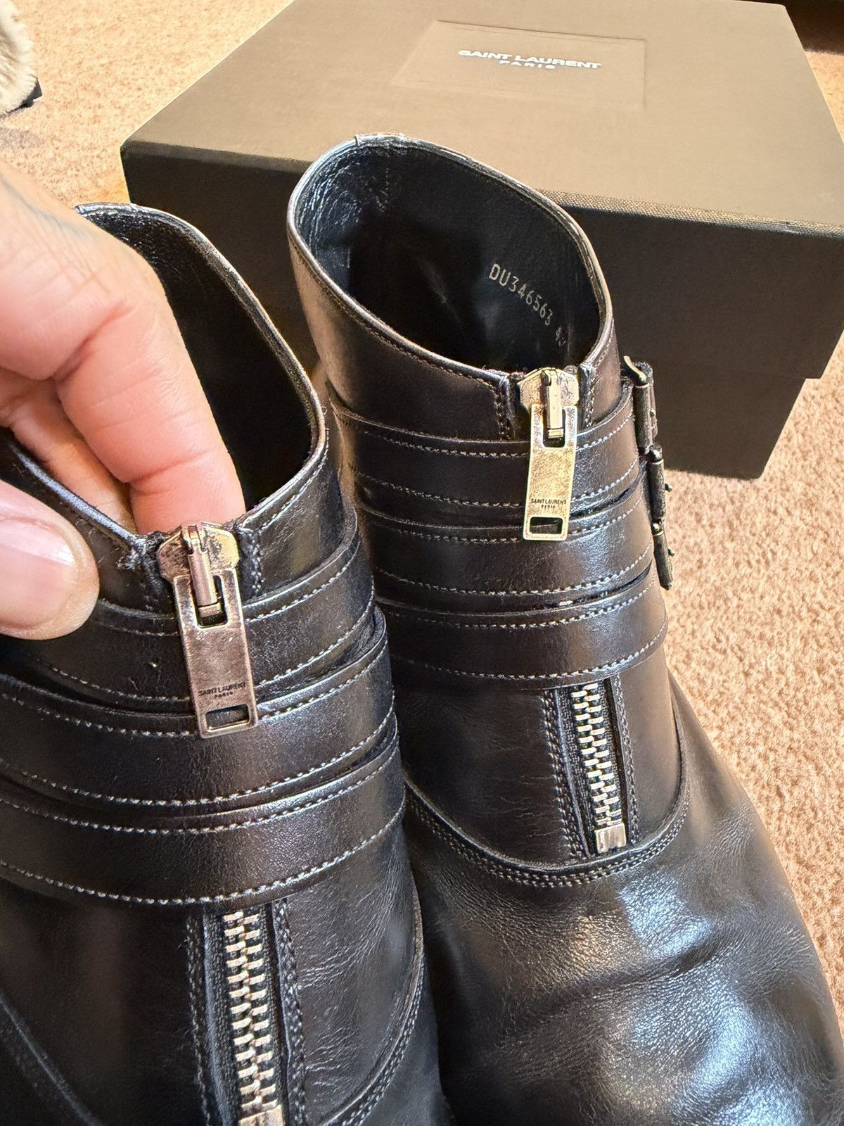 Saint Laurent Paris Saint Launrent duckies Size US 11 / EU 44 - 4 Thumbnail