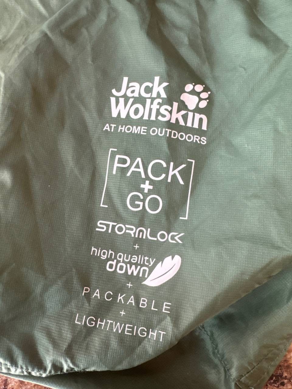Jack Wolfskin Jack Wolfskin Down Jacket Packable Stormlock Lightweight Size US L / EU 52-54 / 3 - 11 Thumbnail