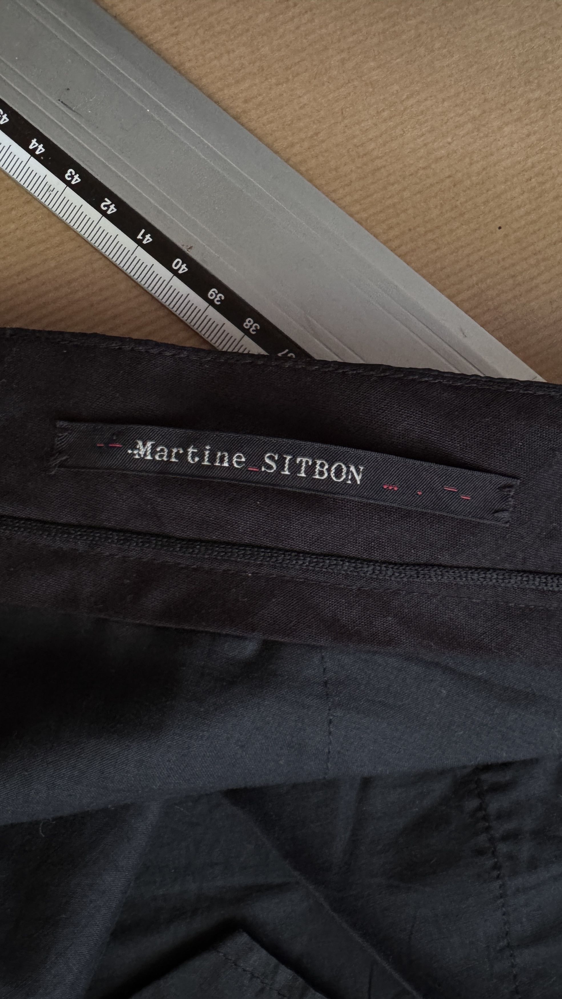 Martine Sitbon aa . 48 . COLLECTOR . AS NEW . HIGH END PANTS . FR HANDMADE Size US 32 / EU 48 - 8 Thumbnail