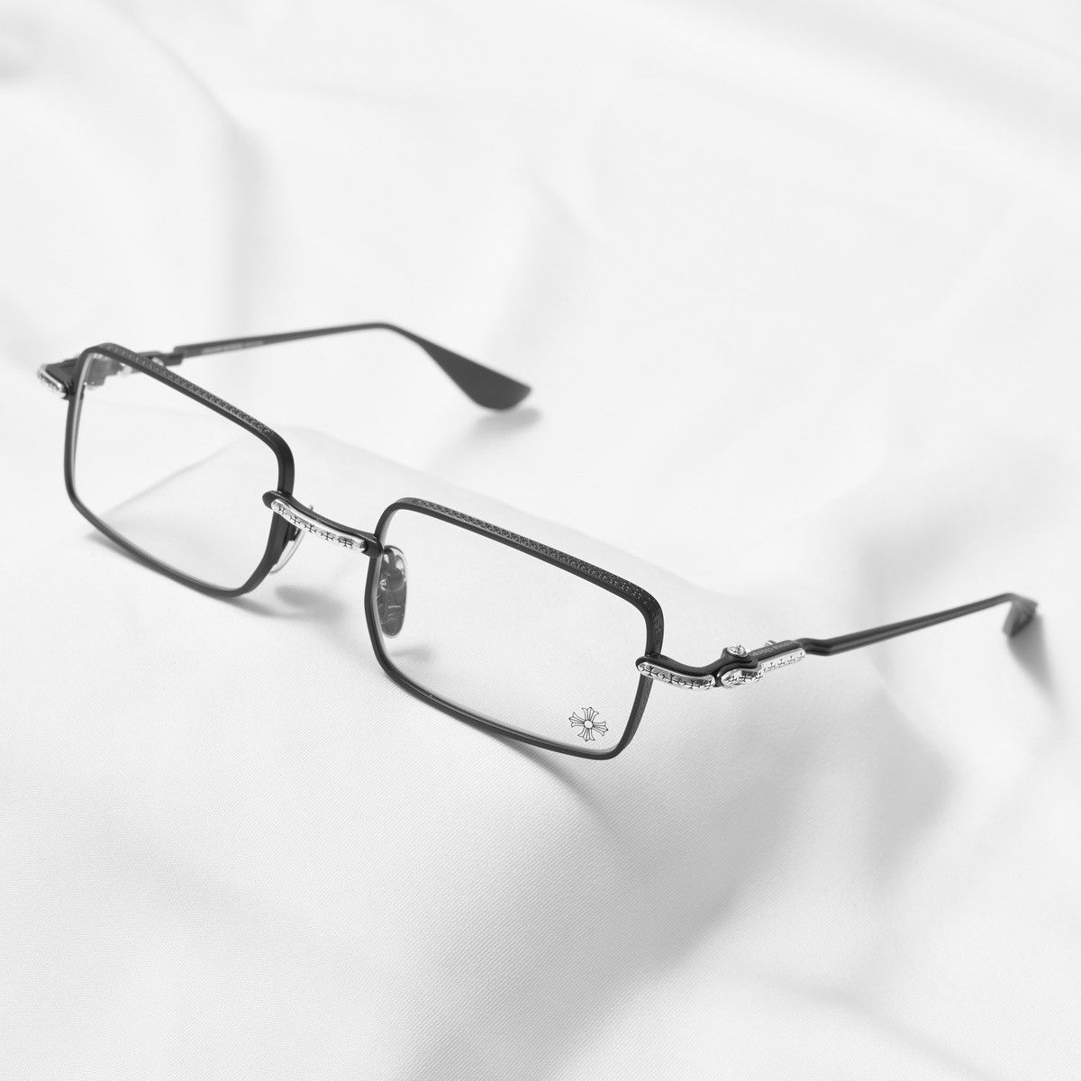 Chrome Hearts CHROME HEARTS BUCKLE RIDER MATTE BLACK GLASSES Size ONE SIZE - 2 Thumbnail