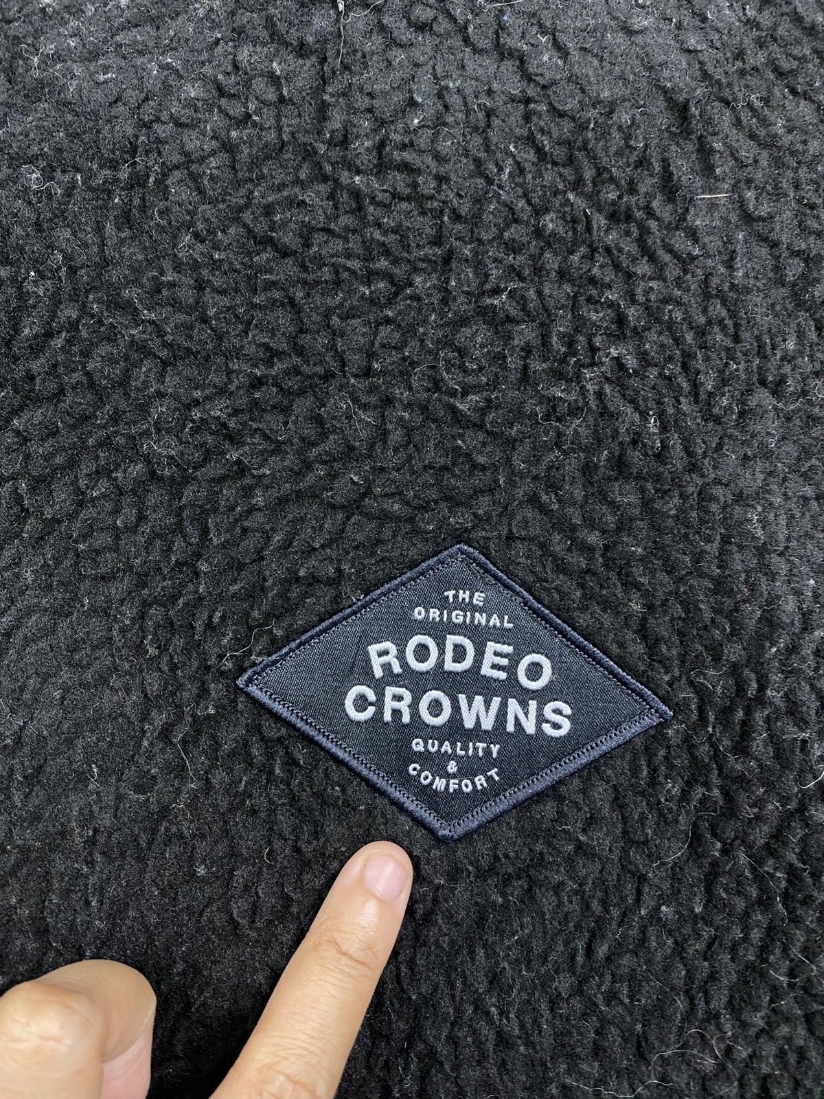 Japanese Brand × Vintage Vintage Rodeo Crown Reversible Fleece Black Jacket Size US L / EU 52-54 / 3 - 14 Thumbnail